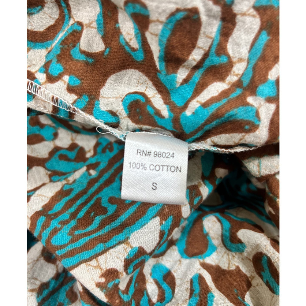 House Of Harlow 1960 Peasant Hippie Dress S 100% Cotton Cottagecore Boho Maxi - Picture 9 of 10